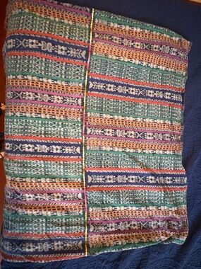 Colorful Woven Boho Textile